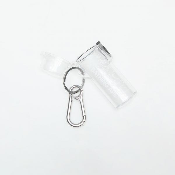 A BATHING APE Neon Camo Lighter Case Keychain Clear Universal