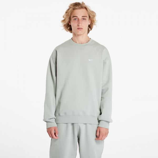 Mikina Nike Solo Swoosh Men's Fleece Crew Jade Horizon/ White XL