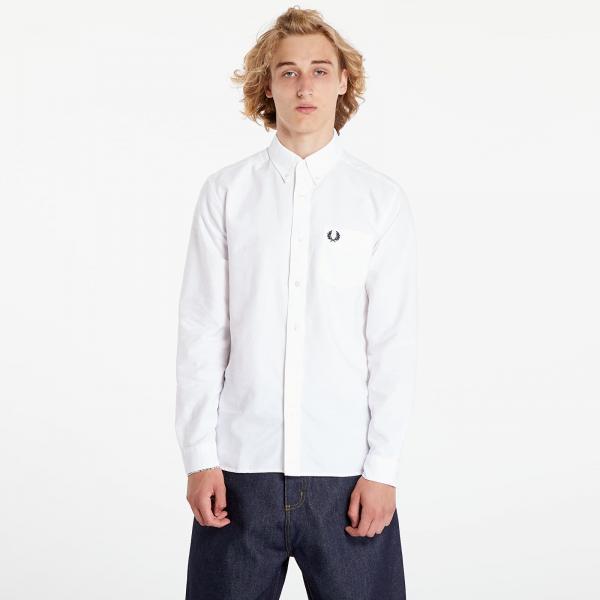 Košile FRED PERRY Oxford Shirt White M
