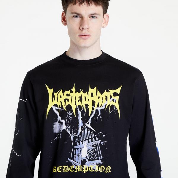 Tričko Wasted Paris Longsleeve Redemption Black M