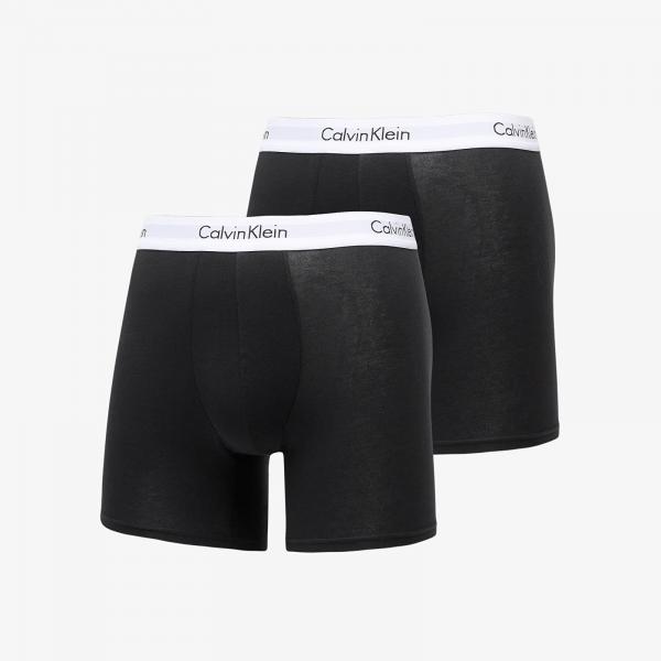 Calvin Klein 2 Pack Boxer Briefs Black S
