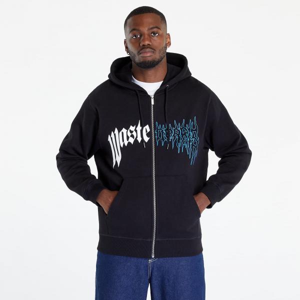 Mikina Wasted Paris Hoodie Zip Dark Pitcher Black XL