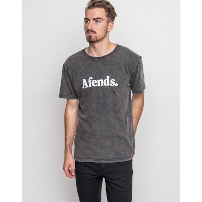Logo tee Afends Afends II Black Acid