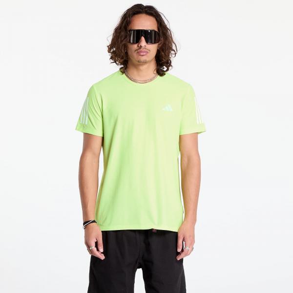 Tričko adidas Own The Run Tee Pulse Lime S
