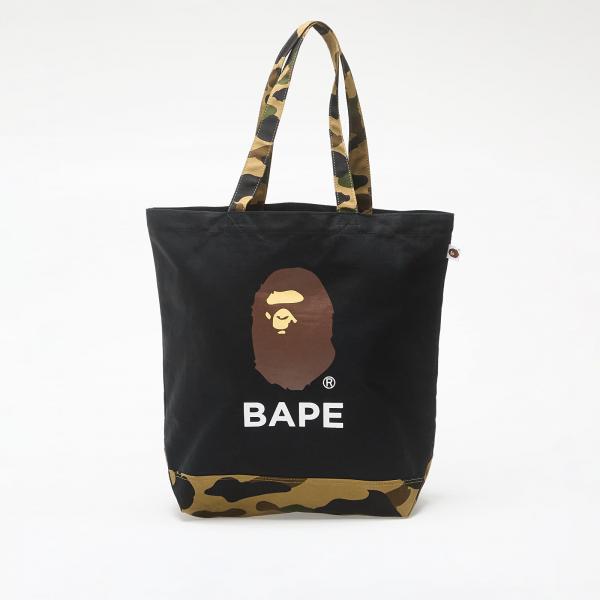 Taška A BATHING APE 1St Camo Ape Head Tote Bag Black Universal