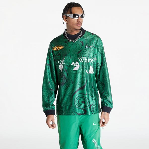 Tričko Nike x Off-White™ Men's Allover Print Jersey Kelly Green S