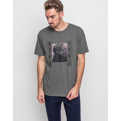 Triko Afends Dead Punx Distressed Black