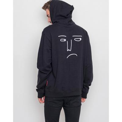 Mikina Lazy Oaf Face Off Hoodie Black
