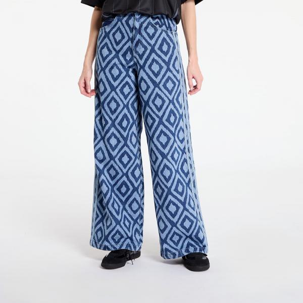Kalhoty adidas x Farm Rio Denim Track Pant Medium Blue Denim 23