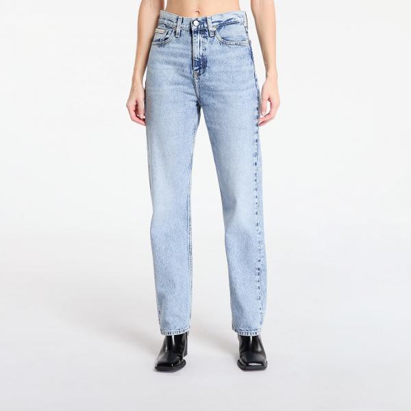 Džíny Calvin Klein Jeans High Rise Straight Jeans Denim Medium W27/L30