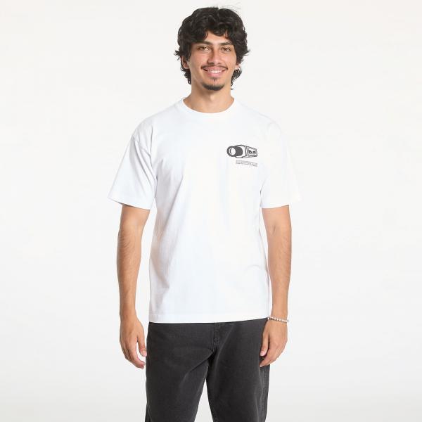 Tričko OBEY Warning White M