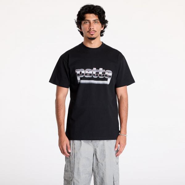 Tričko Patta Metal T-Shirt UNISEX Black XS