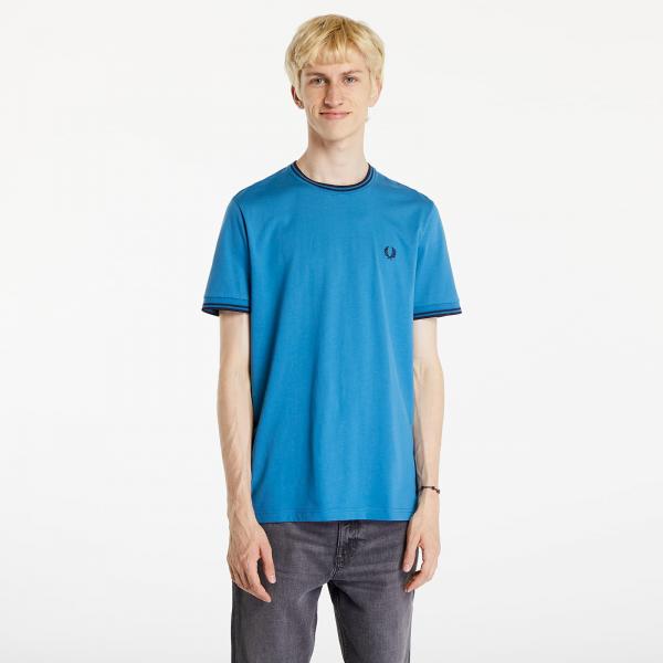 Tričko FRED PERRY Twin Tipped T-Shirt Ocean/ Navy XL