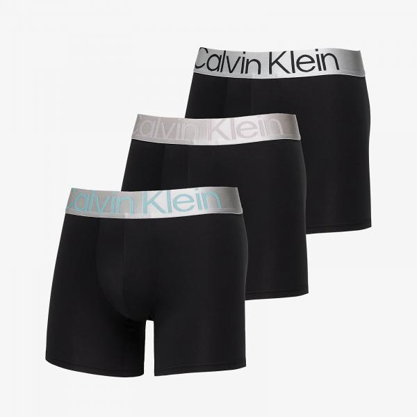 Boxerky Calvin Klein Microfiber Boxer Brief 3-Pack Black S