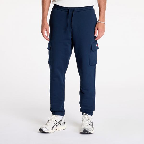 Tepláky Tommy Jeans Regular Badge Cargo Pant Dark Night Navy S