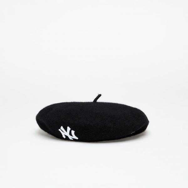 Čepice New Era New York Yankees Beret Wmns Wool Beret Black Universal