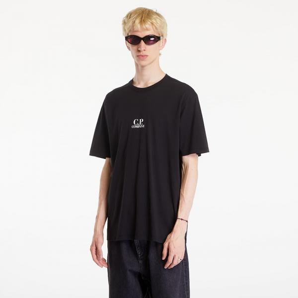 Tričko C.P. Company Short Sleeve T-Shirt Black L