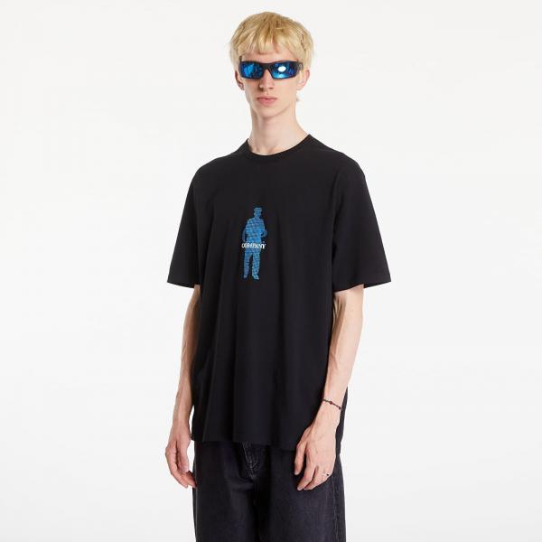 Tričko C.P. Company Short Sleeve T-Shirt Black M