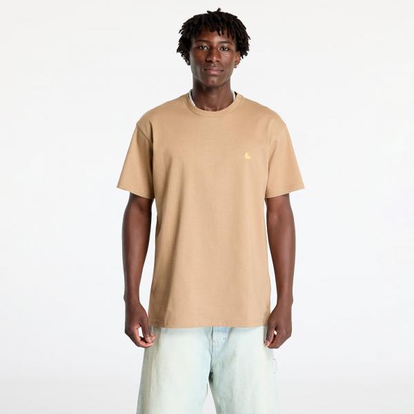 Tričko Carhartt WIP Chase Short Sleeve Tee UNISEX Peanut/ Gold S