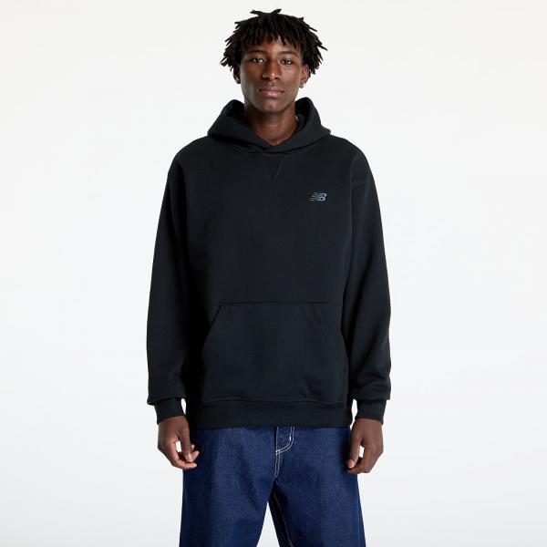 Mikina New Balance Athletics French Terry Hoodie Black Bk XL