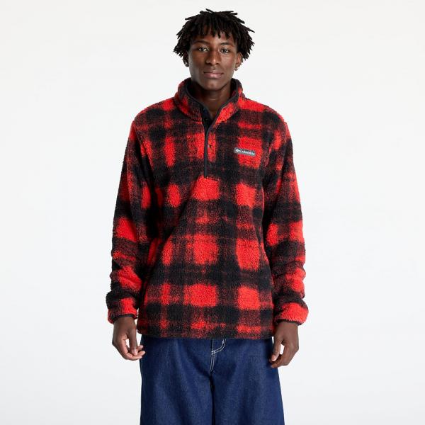 Mikina Columbia Rugged Ridge™ Half Snap Fleece Sail Red Omblur M