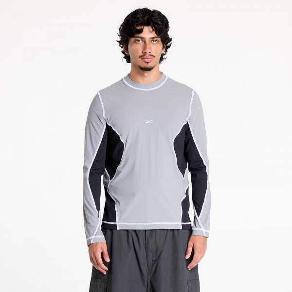 Tričko Reebok Long Sleeve Training Tee Harbor Gray M