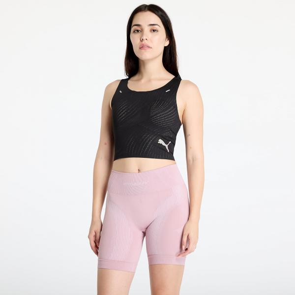 Top PUMA Run Ultraspun Crop Top W Black L