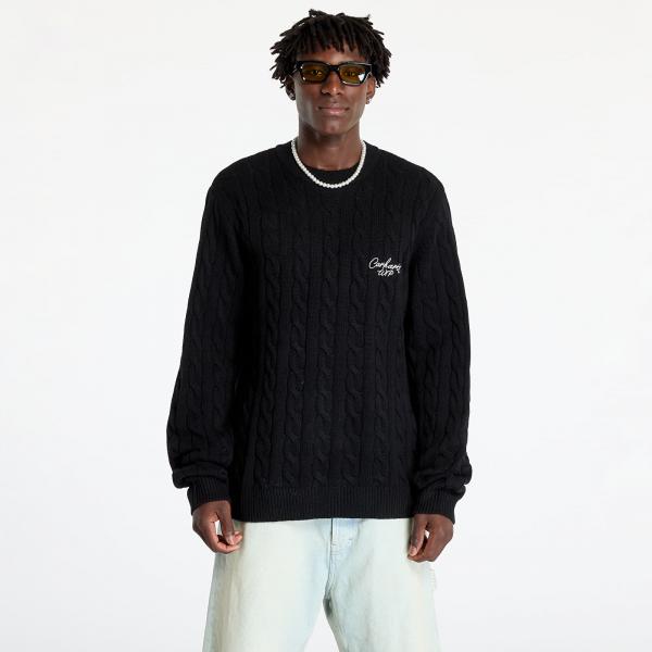Svetr Carhartt WIP Signature Sweater UNISEX Black/ Wax XS