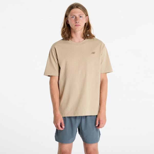 Tričko New Balance Athletics Cotton T-Shirt Stoneware XL