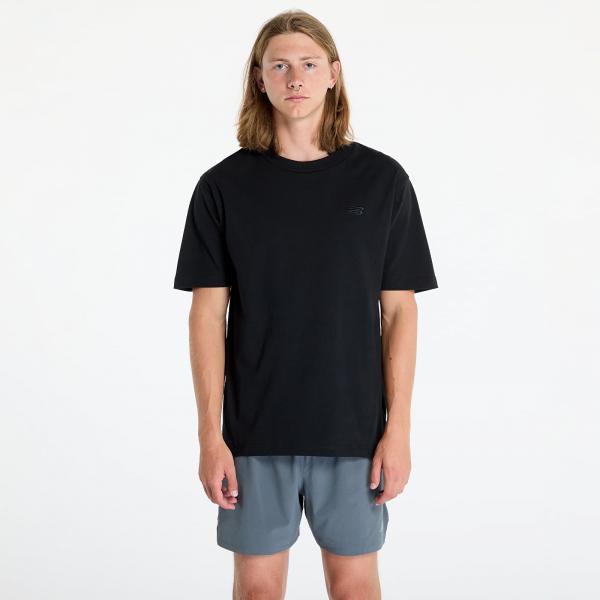 Tričko New Balance Athletics Cotton T-Shirt Black Bk L