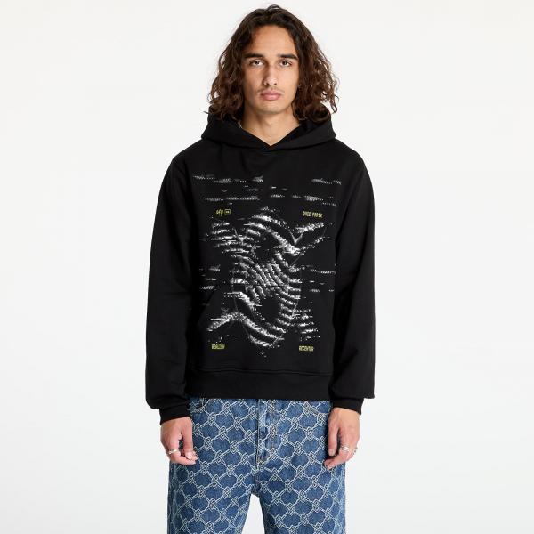 Mikina Daily Paper Rewind Hoodie Black S