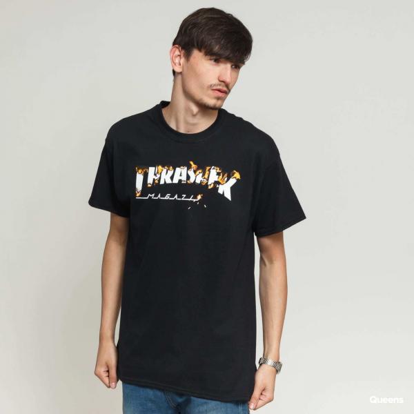 Tričko Thrasher Intro Burner Tee Black S
