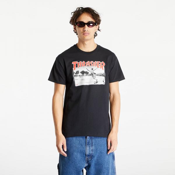Tričko Thrasher Jake Dish T-Shirt Black S