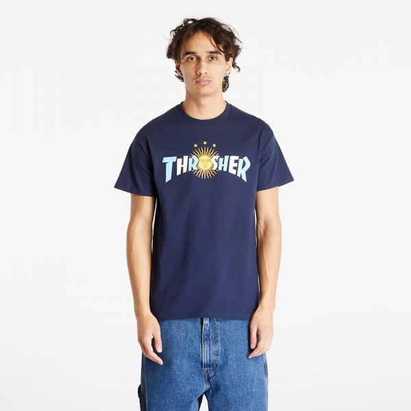 Tričko Thrasher Argentina Estrella T-Shirt Navy Blue S