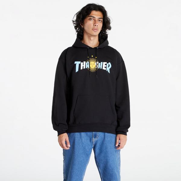 Mikina Thrasher Argentina Estrella Hood Black S