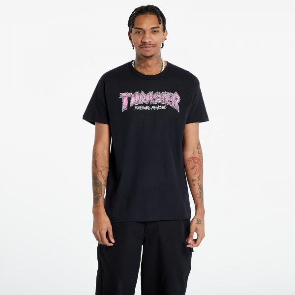 Tričko Thrasher Brick T-Shirt Black S