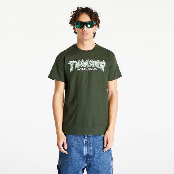 Tričko Thrasher Brick T-Shirt Forest Green S