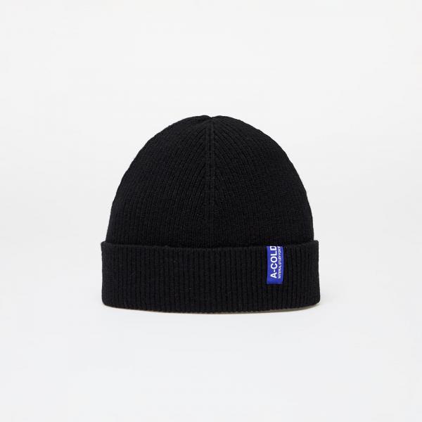 Čepice A-COLD-WALL* Ribbed Structure Beanie Black Universal