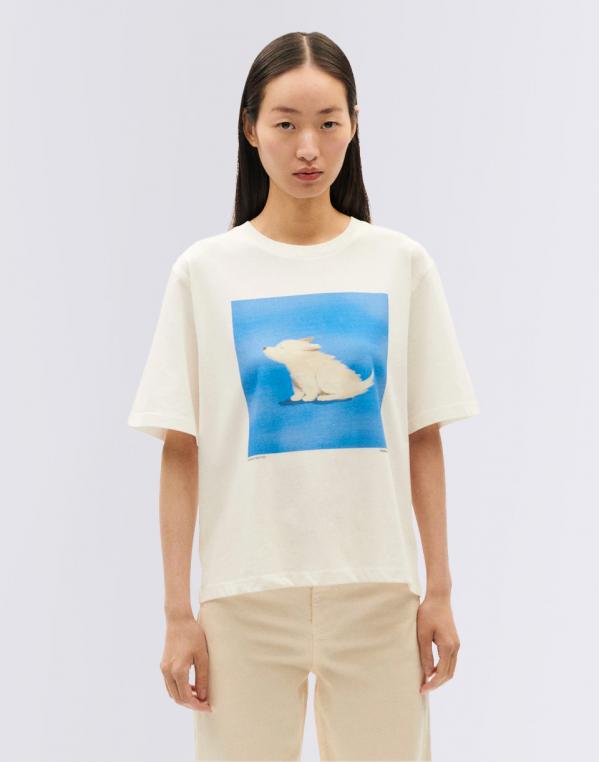 Tričko Thinking MU Animals Lucia T-Shirt WHITE