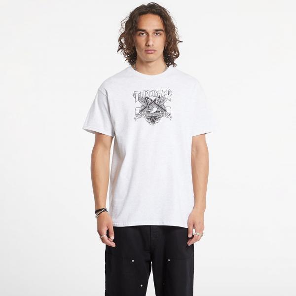 Tričko Thrasher T-Shirt Eaglegram Ash Grey XL