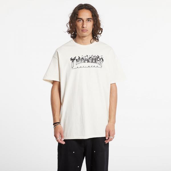 Tričko Thrasher T-Shirt Pigeon Mag Natural XL