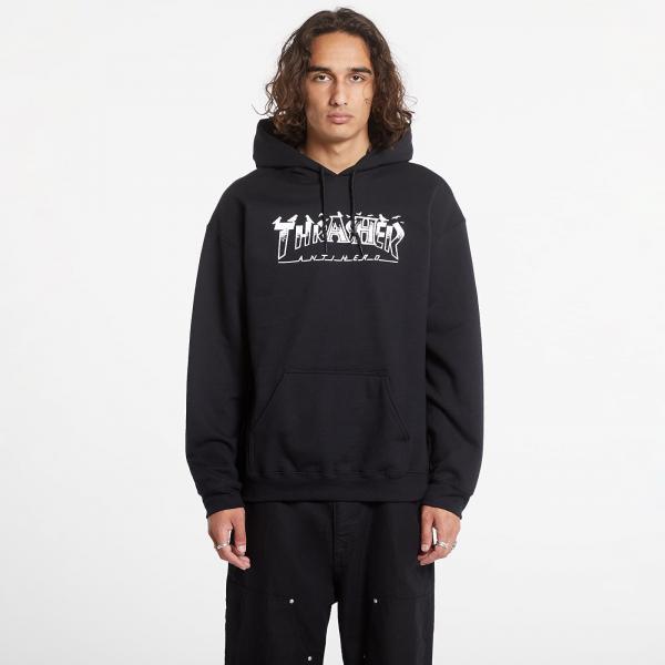 Mikina Thrasher Hood Pigeon Mag Black M