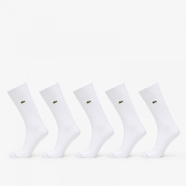LACOSTE Socks 5-Pack White/ White 43-46