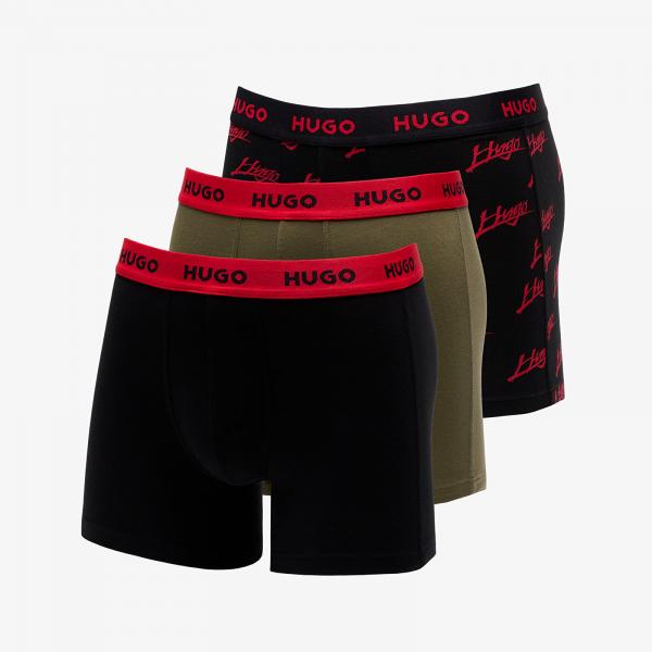 Boxerky Hugo Boss Design Trunk 3-Pack Multicolor S