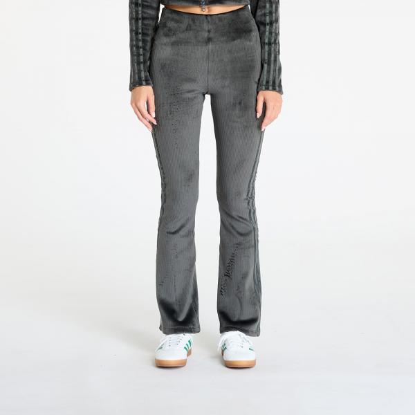 Kalhoty adidas Rib Flrd Leggings Carbon L