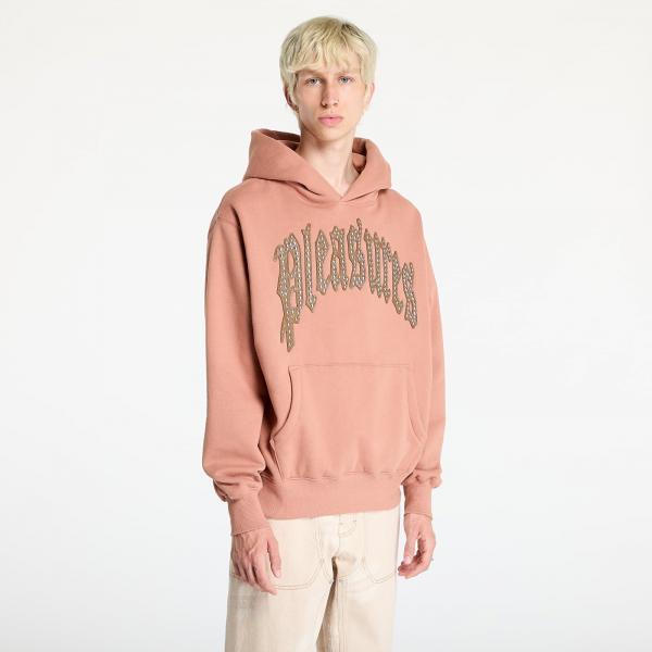 Mikina PLEASURES Twitch Studded Hoodie Clay S
