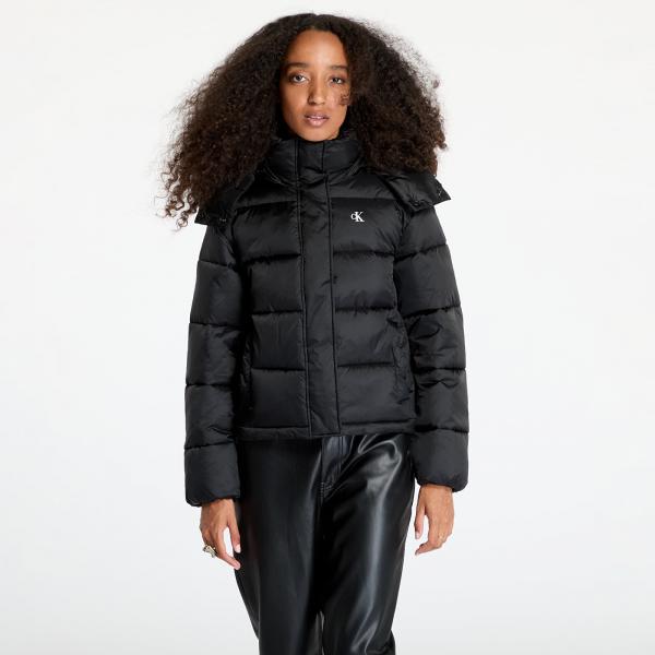 Bunda Calvin Klein Jeans Shiny Monologo Jacket Black L