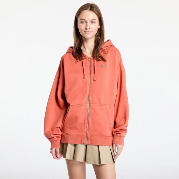 Mikina Vans Everyday Oversized Zip Hoodie Auburn XS