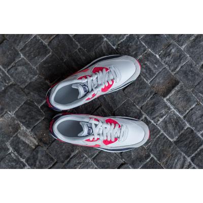 Nike Air Max 90 Leather (GS) Pure Platinum/ Ember Glow/ Purple Dynasty