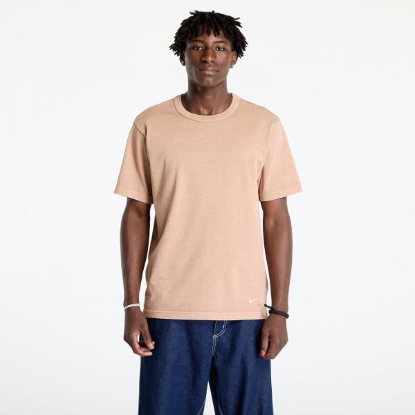 Tričko Nike Life Men's Short-Sleeve Knit Top Hemp/ Hemp S